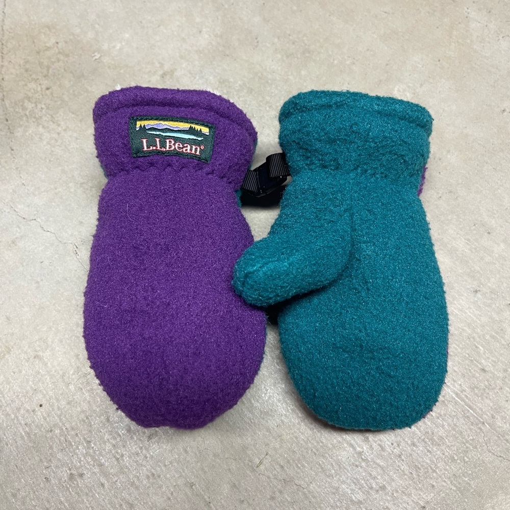 L. L. Bean Toddler 12-24 Month Fleece Mittens